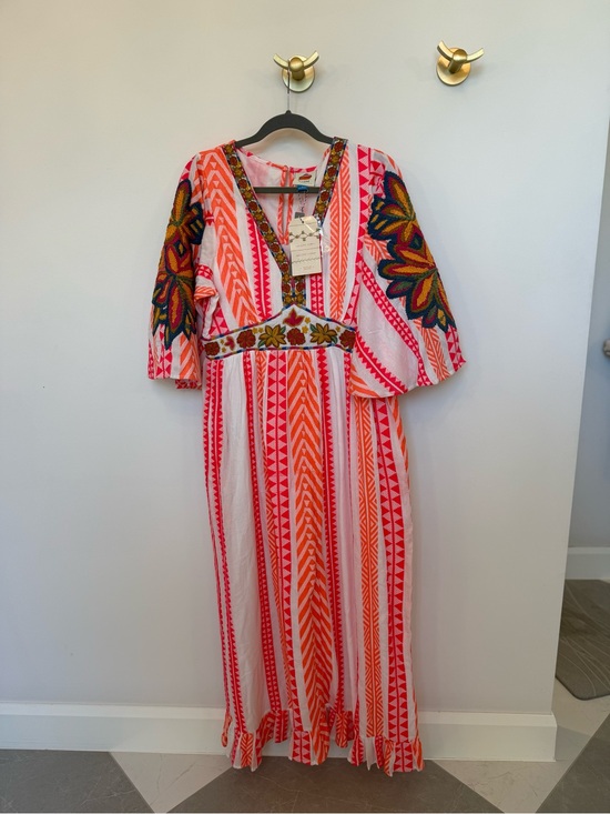 FARM Rio Dresses & Skirts - Farm Rio Embroidered Maxi Dress NWT